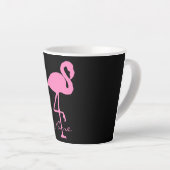 Roze flamingo Thunder_Cove Latte Mok (Rechterhoek)
