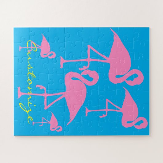 Roze flamingo Thunder_Cove Legpuzzel (Horizontaal)