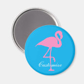 Roze flamingo Thunder_Cove Magneet (Voorkant / Achterkant)