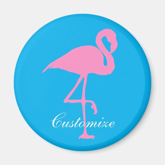 Roze flamingo Thunder_Cove Magneet (Voorkant)