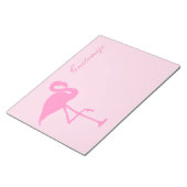 Roze flamingo Thunder_Cove Notitieblok (Schuin)