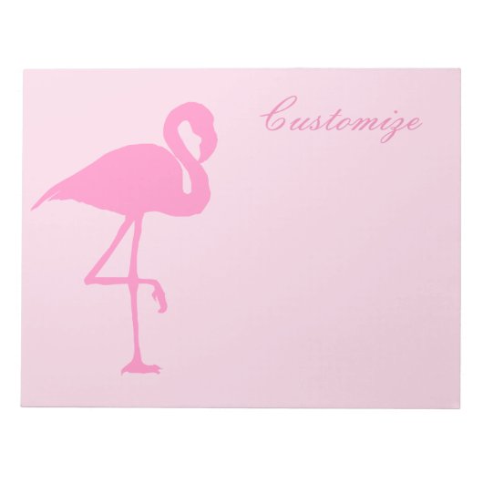 Roze flamingo Thunder_Cove Notitieblok (Voorkant)
