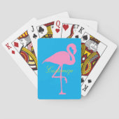 Roze flamingo Thunder_Cove Pokerkaarten (Achterkant)