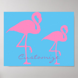 Roze flamingo Thunder_Cove Poster