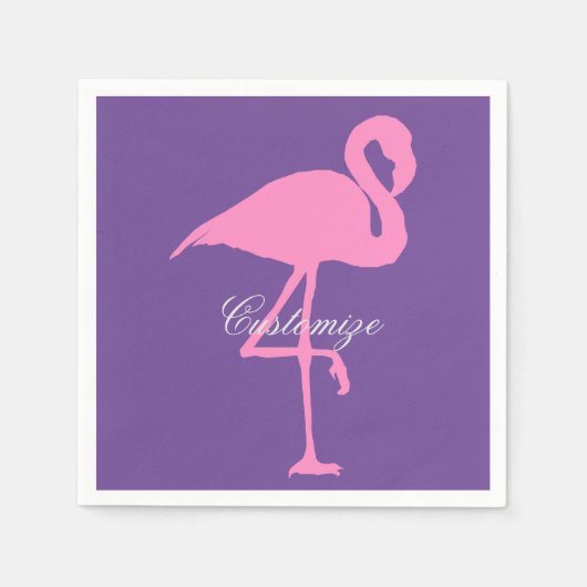 Roze flamingo Thunder_Cove Servet (Voorkant)