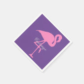 Roze flamingo Thunder_Cove Servet (Hoek)