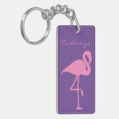 Roze flamingo Thunder_Cove Sleutelhanger (Voorkant Links)
