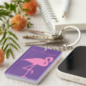 Roze flamingo Thunder_Cove Sleutelhanger (Voorkant Rechts)