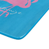 Roze flamingo Thunder_Cove Snijplank (Hoek)