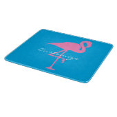 Roze flamingo Thunder_Cove Snijplank (Hoek)