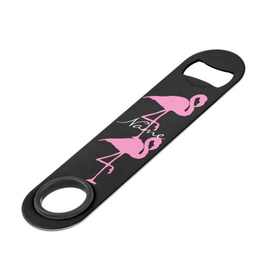 Roze flamingo Thunder_Cove Speed Flessenopener (Voorkant Gekanteld)