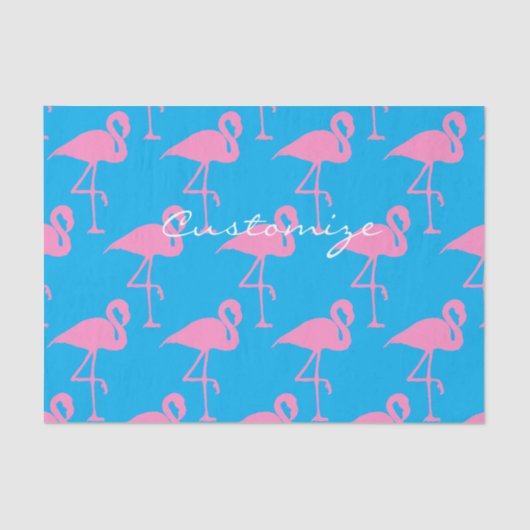Roze flamingo Thunder_Cove Tissuepapier (Voorkant)