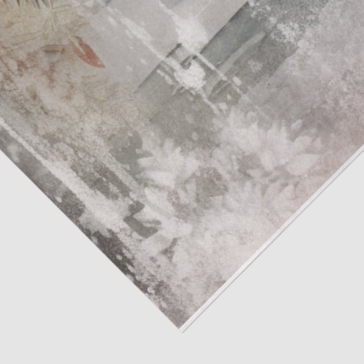 Roze Flamingo Tissuepapier (Detail)