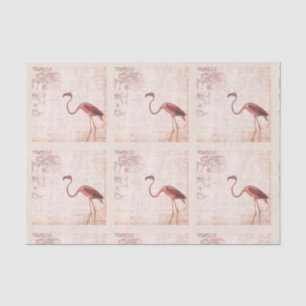  roze flamingo tissuepapier