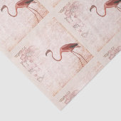  roze flamingo tissuepapier (Detail)