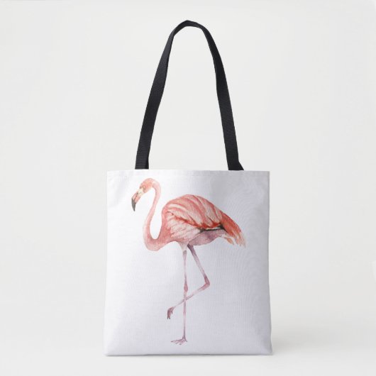 Roze Flamingo Tote Bag (Voorkant)
