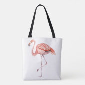 Roze Flamingo Tote Bag (Achterkant)