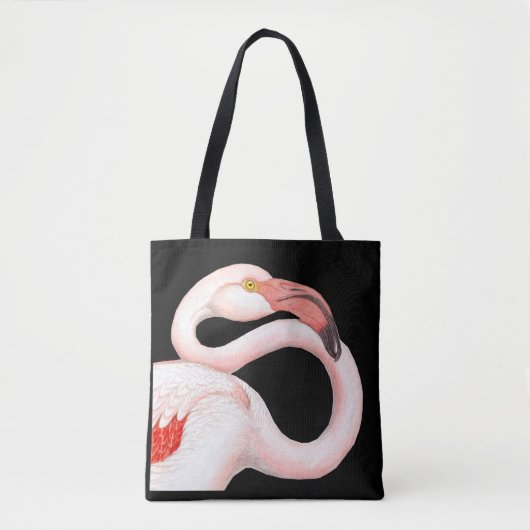 Roze Flamingo Tote Bag (Voorkant)