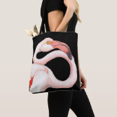 Roze Flamingo Tote Bag (Dichtbij)