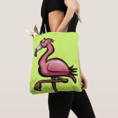 Roze Flamingo Tote Bag (Dichtbij)
