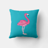Roze Flamingo Tropical Sierkussen Home Decor (Achterkant)