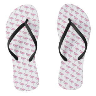 Roze Flamingo Tropical Teenslippers