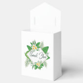 Roze Flamingo Tropical Waterverf Luau Afstuderen Bedankdoosjes (Geopend)