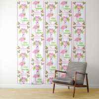 Roze flamingo tropisch kerstpatroon