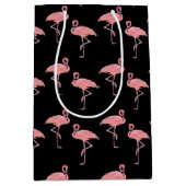 Roze Flamingo Tropisch Ontwerp Medium Cadeauzakje (Voorkant)