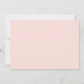 Roze Flamingo Tropisch Strand Bruiloft Kaart (Achterkant)