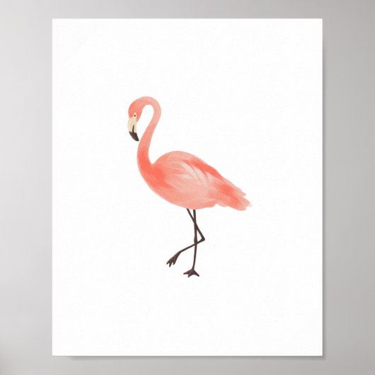 Roze Flamingo Tropische Babykamer Decoratie (Voorkant)