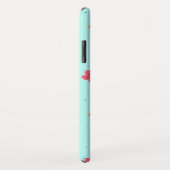 Roze flamingo tropische bloemen & bladeren Case-Mate iPhone case (Achterkant/rechts)