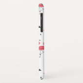 Roze flamingo tropische bloemen & bladeren Case-Mate iPhone case (Achterkant/links)