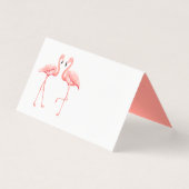 Roze Flamingo Tropische Bruiloft Bruidsfeestje Kaart (Voorkant)