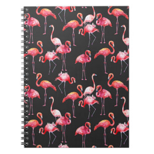 Roze Flamingo: Tropische Waterverf. Notitieboek