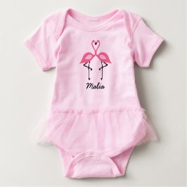 Roze Flamingo Tutu Shirt