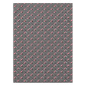 Roze Flamingo Tuxedo Fun Gray Animal Tablecloth Tafelkleed (Voorkant)