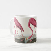 Roze Flamingo uit Amerikaanse vogels Koffiemok (Voorkant links)