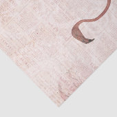 Roze Flamingo uit Grootmoeders Tijd Tissuepapier (Detail)