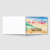 Roze Flamingo Vacation Rental Guest Book Gastenboek (Volledig)