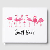 Roze Flamingo Vacation Rental Guest Book Gastenboek (Voorkant)
