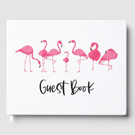 Roze Flamingo Vacation Rental Guest Book Gastenboek