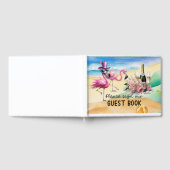 Roze Flamingo Vacation Rental Guest Book Gastenboek (Volledig)