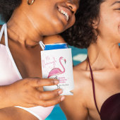 Roze Flamingo Verjaardagsfeest Custom Blikjeskoeler