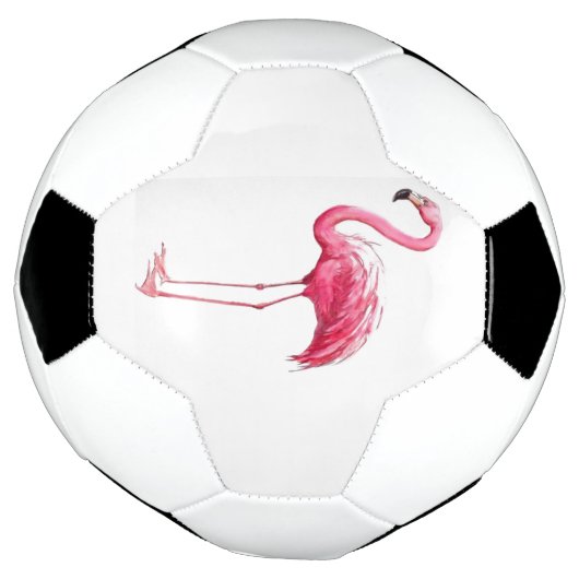 Roze Flamingo Voetbal (Gedraaid)