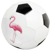 Roze Flamingo Voetbal (Drie kwart)