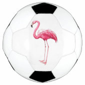 Roze Flamingo Voetbal (Voorkant)
