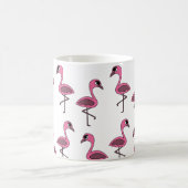 Roze Flamingo Vogel Koffiemok (Center)