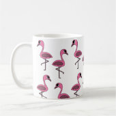 Roze Flamingo Vogel Koffiemok (Links)