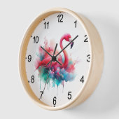 Roze Flamingo Vogel Sublimatie (Hoek)